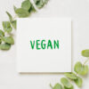 stempel wspierający sprzedaż wzór vegan