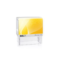 Pieczątka automatyczna Colop IQ 40 biało-żółta